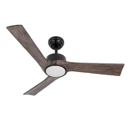 Ventilador Orinoco Negro Roble Fabrilamp - Motor DC Ø107cm