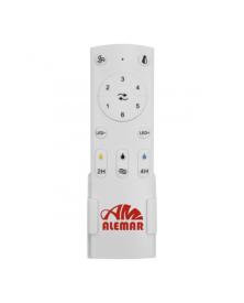 Ventilador de techo ALEMAR Valcano Negro Luz LED Ø107 cm