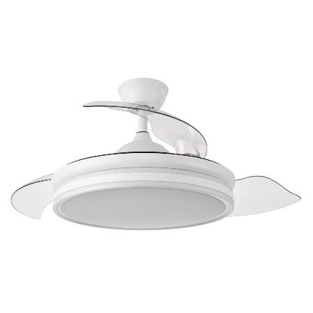 Ventilador Bayomo Blanco Fabrilamp - 3 aspas Motor DC Ø108cm