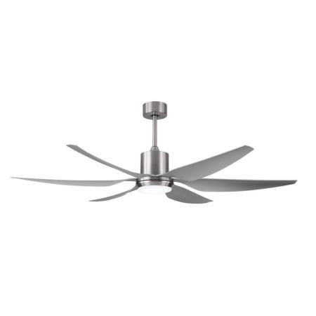 Ventilador Otto Niquel Fabrilamp - Motor DC Ø167cm LED