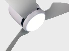 Ventilador HIMILCE Blanco SUNACA - Motor DC. luz LED. 105cmØ.