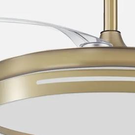 Ventilador MICENAS Cuero Fabrilamp - Motor DC Ø108cm