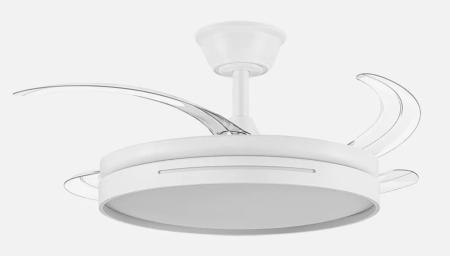 Ventilador MICENAS Blanco Fabrilamp - Motor DC Ø108cm