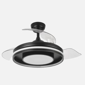 Ventilador Pitufo RGB Fabrilamp Negro - Motor DC Ø107cm