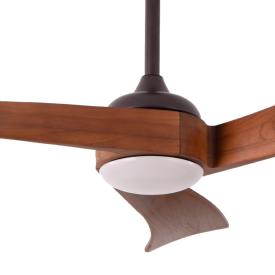 Ventilador Janubi Marron Fabrilamp - Motor DC Ø132cm