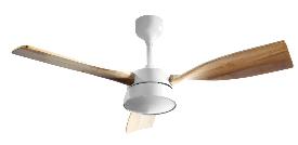 Ventilador Estio Blanco Haya Fabrilamp - Motor DC Ø132cm