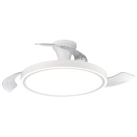 Ventilador retractil ALEMAR Kuper Blanco Luz LED Ø40-88 cm