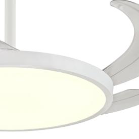 Ventilador Retractil Melody-L Blanco P&B - Motor DC. 48-108cmØ.