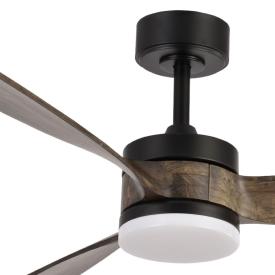 Ventilador Oriente Negro Fabrilamp - Motor DC Ø132cm