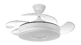 Ventilador Dani Mini Fabrilamp Blanco - Motor DC Ø40-91cm