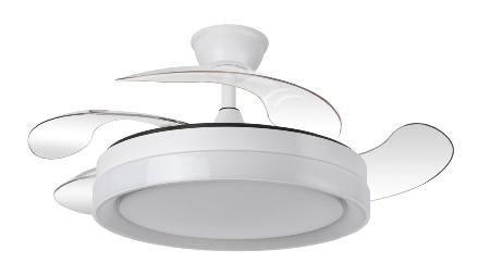 Ventilador Zenit Fabrilamp Blanco - Motor DC Ø50-107cm