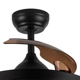 Ventilador OLIMPIA Negro Fabrilamp - Motor DC Ø109cm