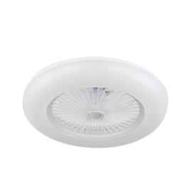 Ventilador Peri Blanco Fabrilamp - Ø55cm Luz LED