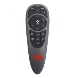 Ventilador retractil ALEMAR Malta Niquel Luz LED Ø50-107 cm