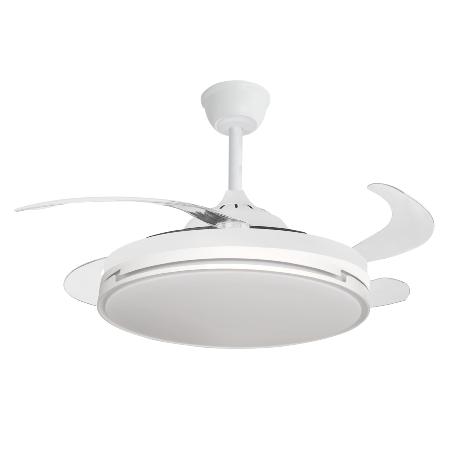 Ventilador Papiro Blanco Fabrilamp - Motor DC Ø48-107cm