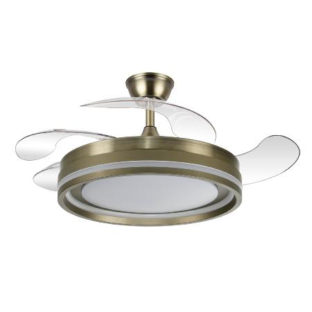 Ventilador Cerrato Fabrilamp Cuero - Motor DC Ø49-107cm