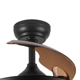 Ventilador MICENAS Negro Fabrilamp - Motor DC Ø109cm