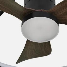 Ventilador Oporto Mini Negro Fabrilamp - Motor DC Ø66cm