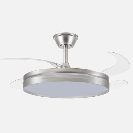 Ventilador MICENAS Niquel Fabrilamp - Motor DC Ø108cm