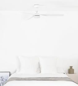 Ventilador Punt FARO Blanco con luz LED 130cm.Ø