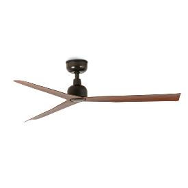 Ventilador Marine M FARO - Marron nogal - IP44 Ø125cm.