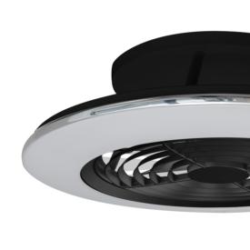 Ventilador Alisio Mini Mantra - Negro Luz LED 52cm.Ø
