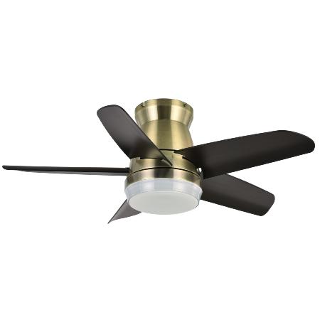 Ventilador Neutron Oro Envejecido Fabrilamp - Motor DC Ø91cm