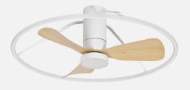 Ventilador Oporto Blanco Fabrilamp - Motor DC Ø84cm