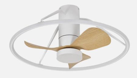 Ventilador Oporto Mini Blanco Fabrilamp - Motor DC Ø66cm