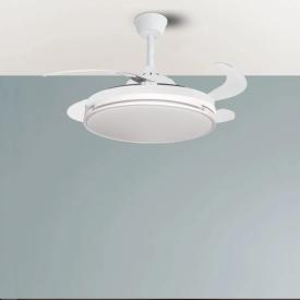 Ventilador Papiro Blanco Fabrilamp - Motor DC Ø48-107cm