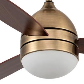 Ventilador Maestral Oro Envejecido Fabrilamp - Motor DC Ø107cm