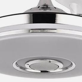 Ventilador NOTO Musical RGB Fabrilamp - Motor DC Ø50-108cm