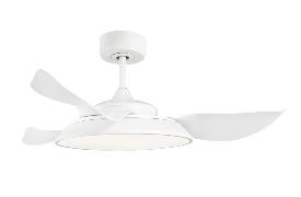 Ventilador Sierra Blanco Fabrilamp - Motor DC Ø107cm