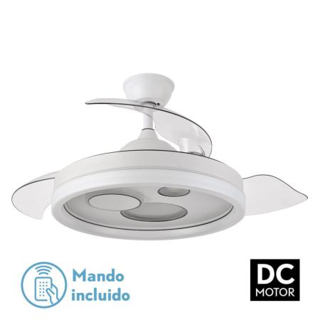 Ventilador Turia Blanco Fabrilamp - Motor DC Ø107cm