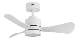 Ventilador Zepelin Blanco Fabrilamp - Motor DC Ø91cm