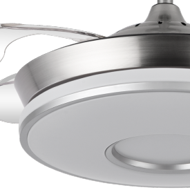 Ventilador Dani Mini Fabrilamp Niquel - Motor DC Ø91cm