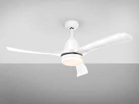 Ventilador Aspas Schuller - Blanco Motor DC LED Ø132cm