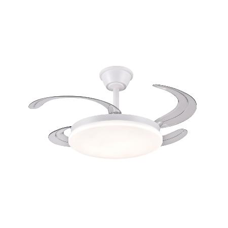 Ventilador Retractil Chloe-S Blanco P&B - Motor DC. 40-92cmØ.