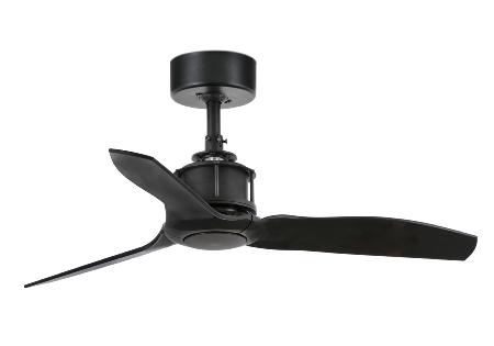 Ventilador Mini Just Fan negro FARO. 81cm Ø