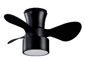 Ventilador mini Kos Negro Fabrilamp - Motor DC Ø60cm