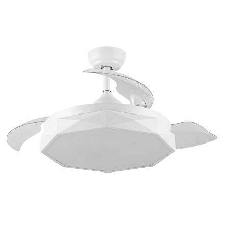 Ventilador NASHI Blanco Fabrilamp - Motor DC Ø107cm