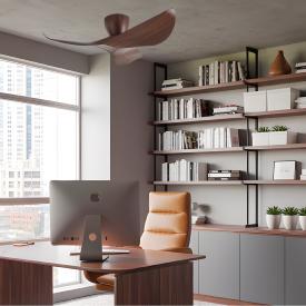 Ventilador de techo ALEMAR Venice Madera Oscura Sin Luz Ø97 cm