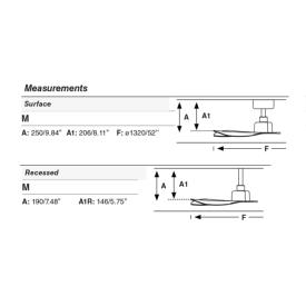 Ventilador ROCKER FARO Blanco -  Motor DC Ø132cm
