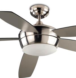 Ventilador Samal Niquel LEDS-C4 Ø132cm