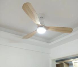 Ventilador BRAGO SUNACA - Motor DC. luz LED.132cm  Ø.