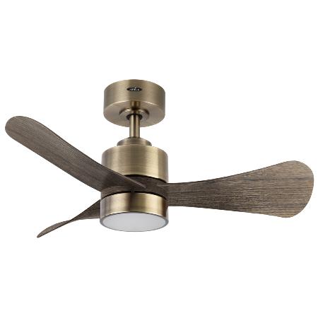 Ventilador Zepelin Cuero Fabrilamp - Motor DC Ø91cm