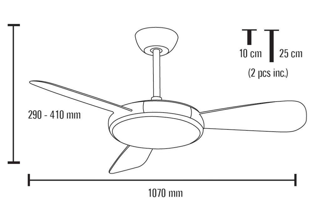 medidas ventilador leste mimax