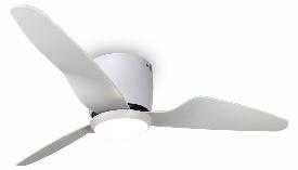 Ventilador HIMILCE Blanco SUNACA - Motor DC. luz LED. 105cmØ.