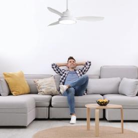 Ventilador de techo Lighted Nilo Blanco LED Ø119cm