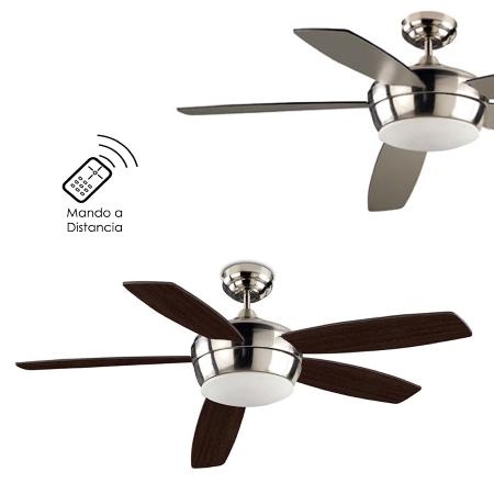 Ventilador Samal Niquel LEDS-C4 Ø132cm